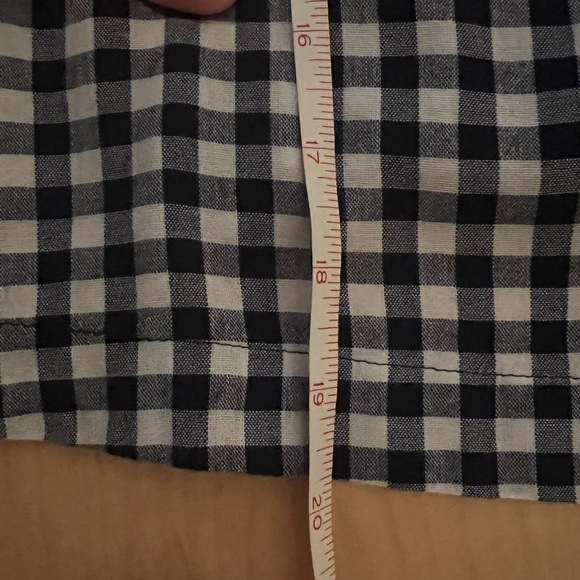 Old Navy Size Small Navy/White Tie Front Gingham Tank Top New without tags! - Picture 5 of 6